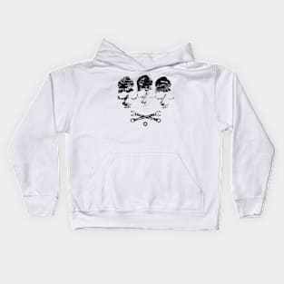 dark skulls Kids Hoodie